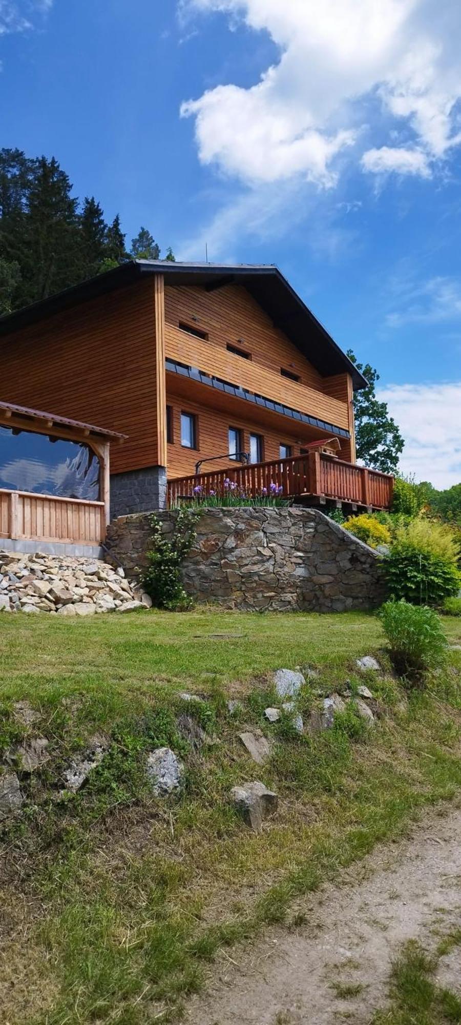 Chata Pod Houbovym Vrchem 2 Horní Planá Exteriör bild